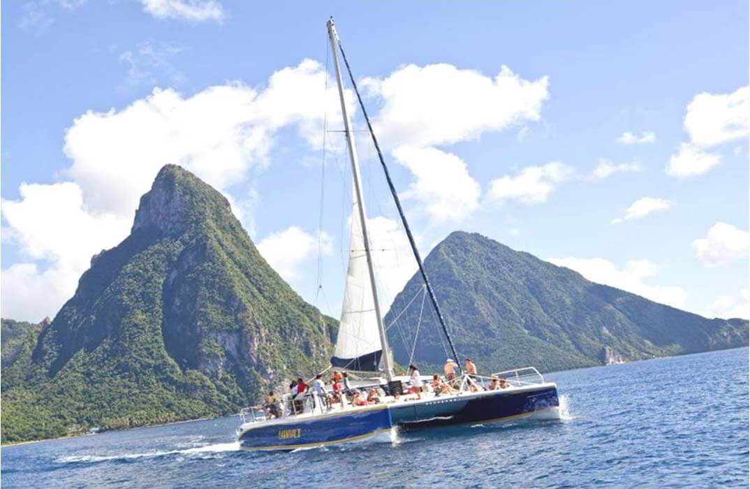 St. Lucia catamaran 