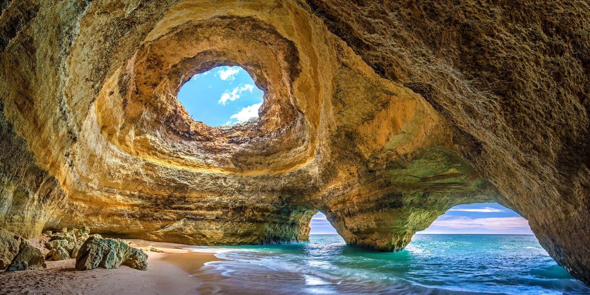 Hosts Global | Algarve Beach and rock formation