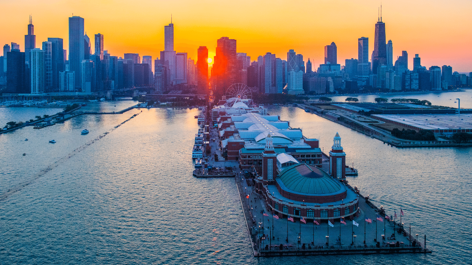 Hosts Global | Chicago Navy Pier and skyline