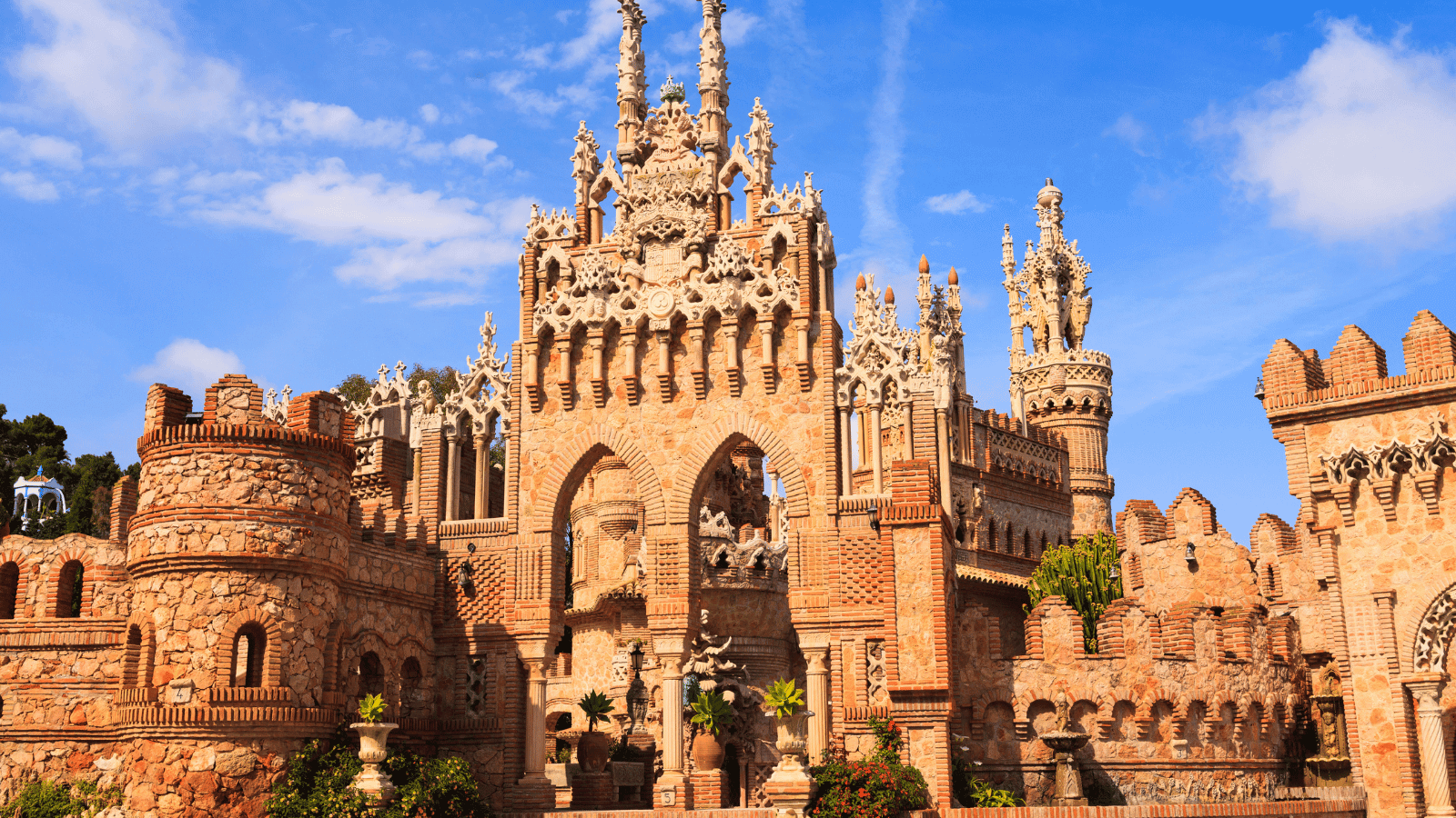 Hosts Global | Colomares castle in Benalmadena, Spain⁠
