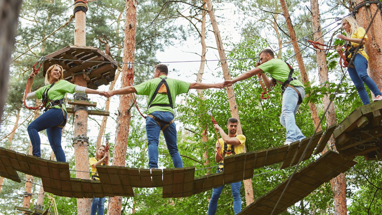 Hosts Global | Team Building Ropes Course