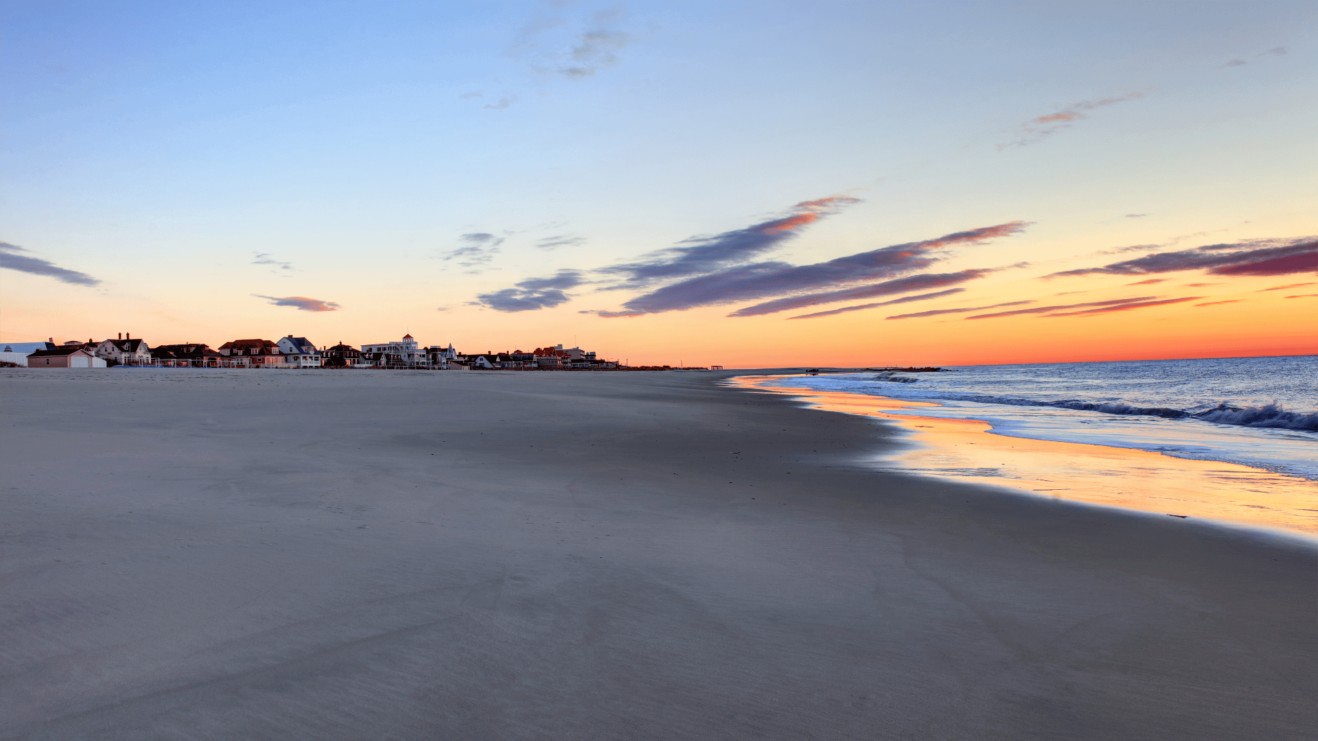 Hosts Global | South New Jersey beach at sunset