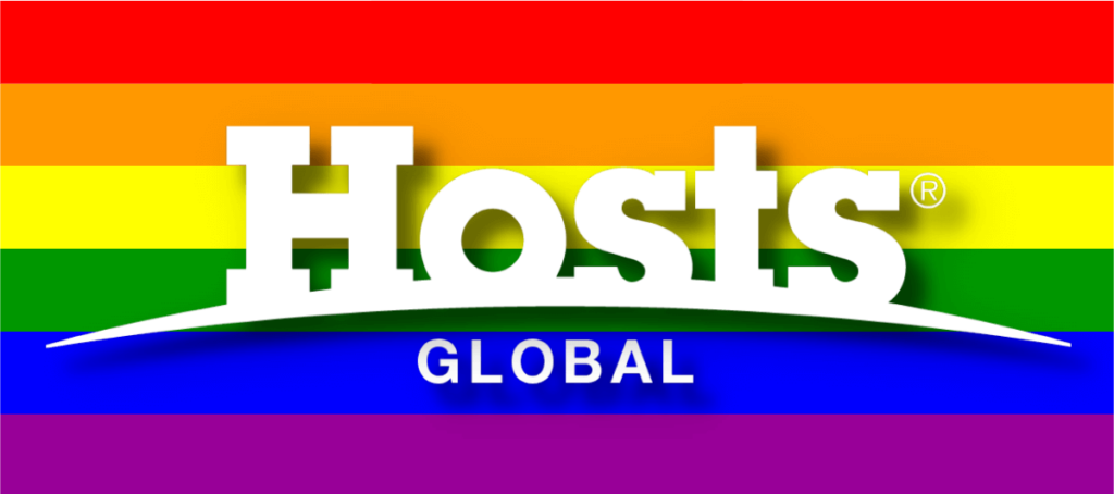 Hosts Global | PRIDE Logo