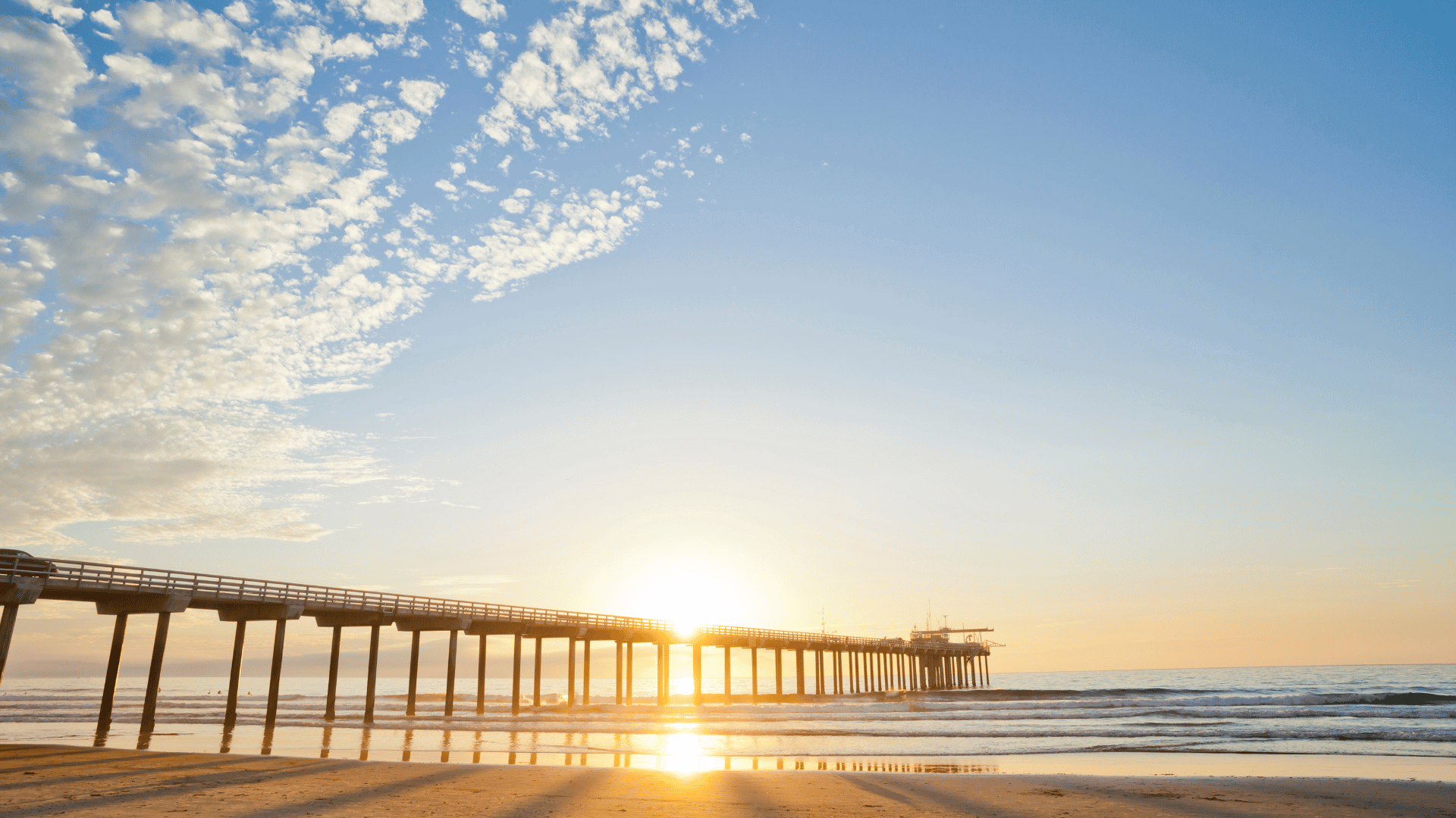 Hosts Global | West Coast Pacific Ocean and Beach with Pier