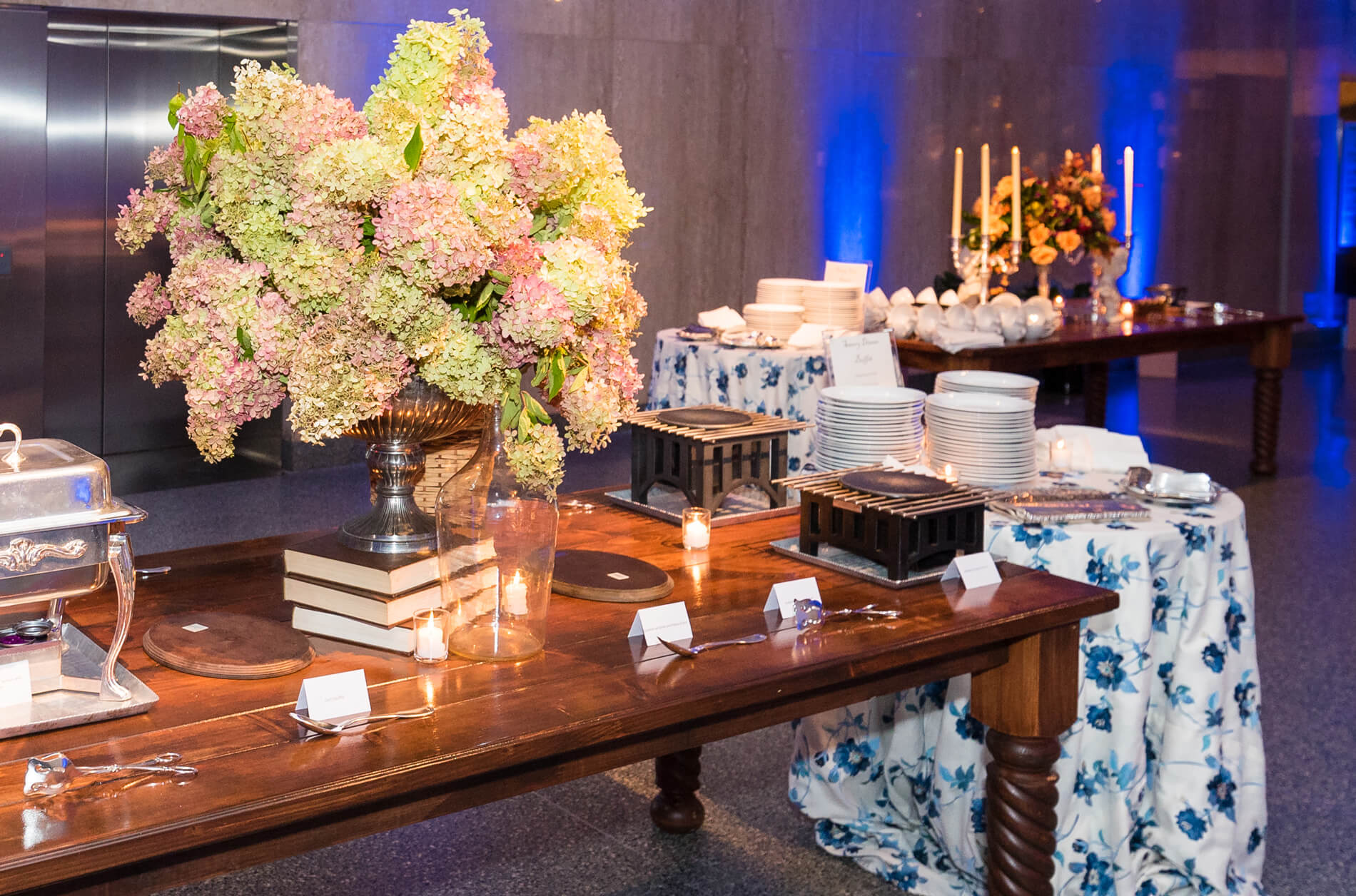 Hosts Global | Design Edition | Tablescape with Hydrangeas and decor