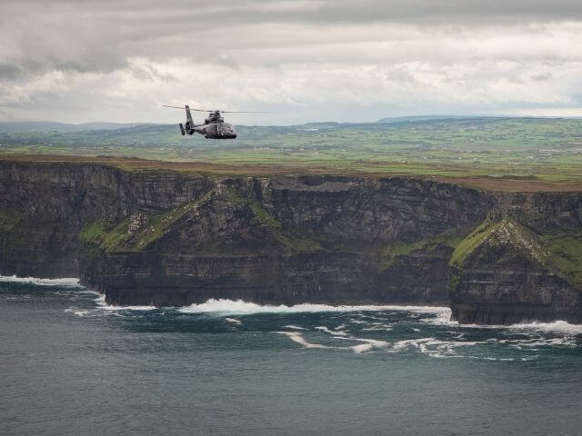 Helicopter adventure in Ireland