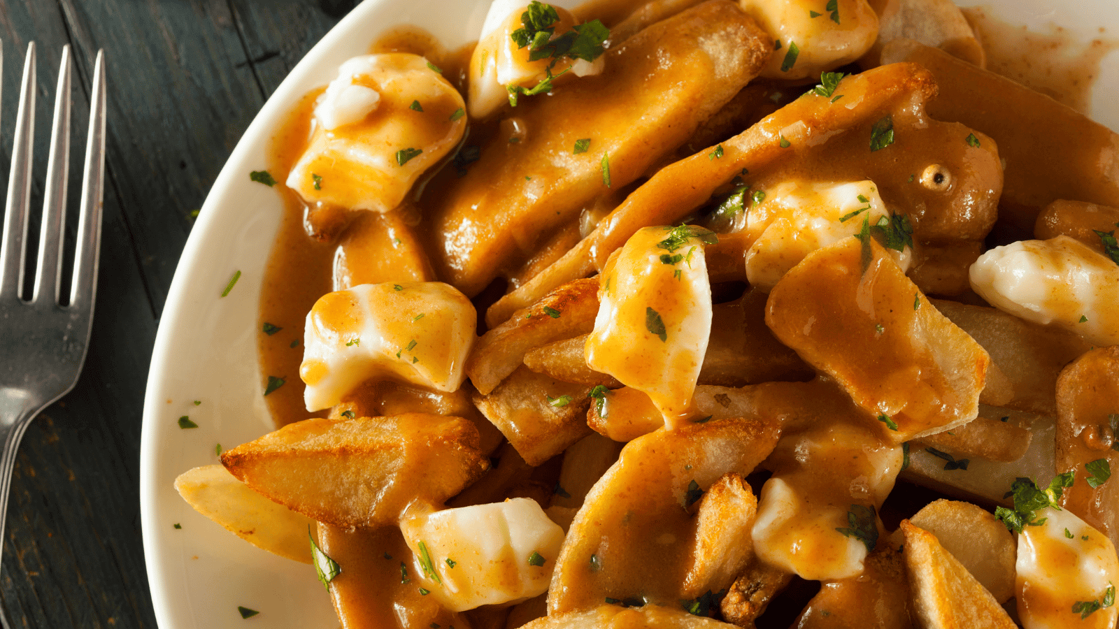 Canada Dish: Putine, Fries with Gravy