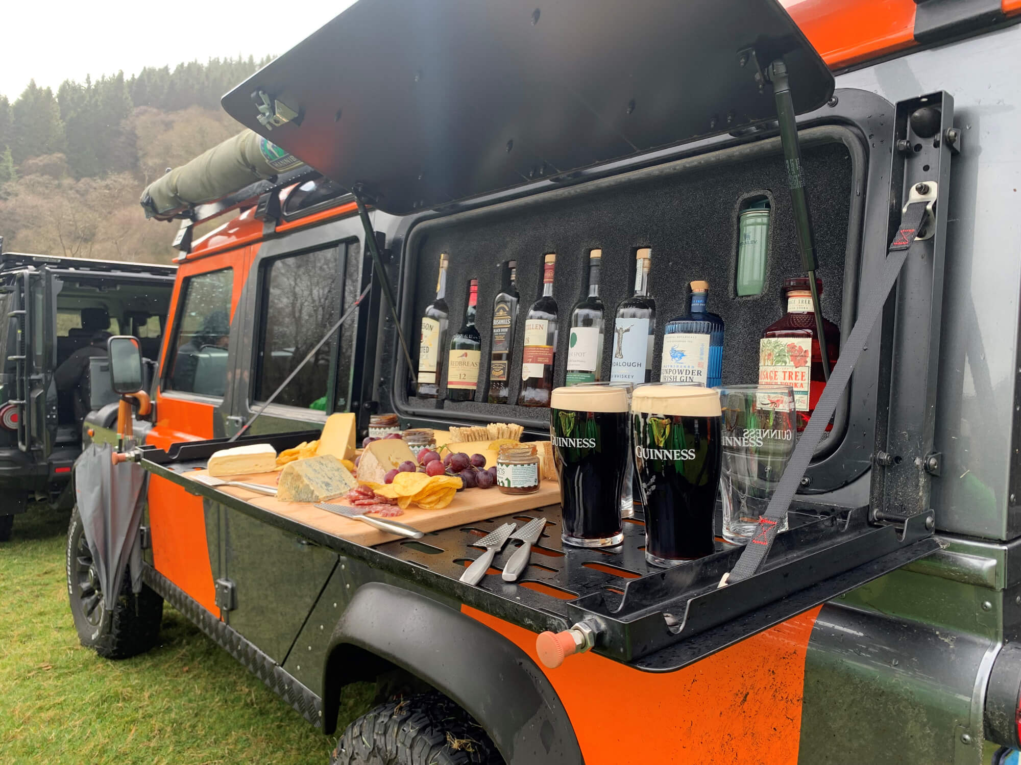 Whiskey and Beer truck in Ireland