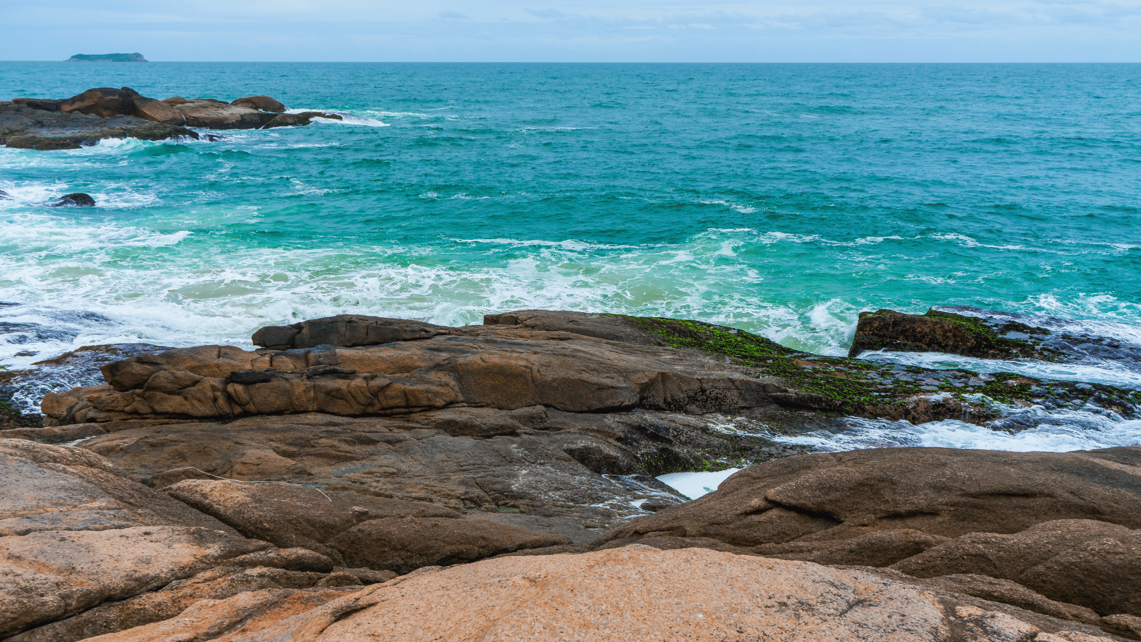 Florianópolis Brazil water and rocks