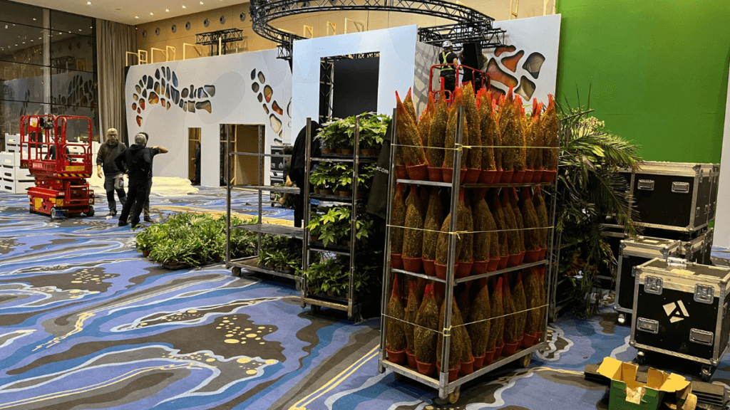 Biophilic Event Installation _ Spaintacular, a Hosts Global Member